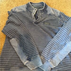 Men’s vineyard vine size large pullover with button buttons